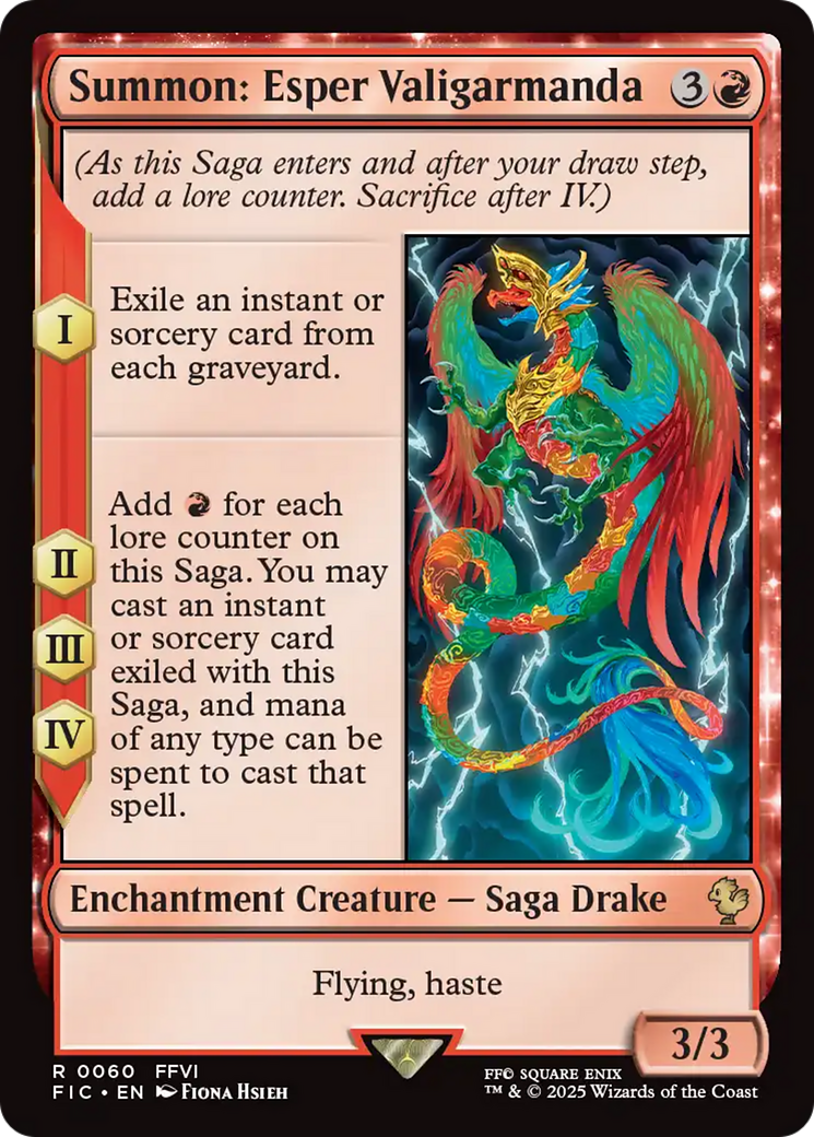 Summon: Esper Valigarmanda [FINAL FANTASY Commander] | Clutch Gaming