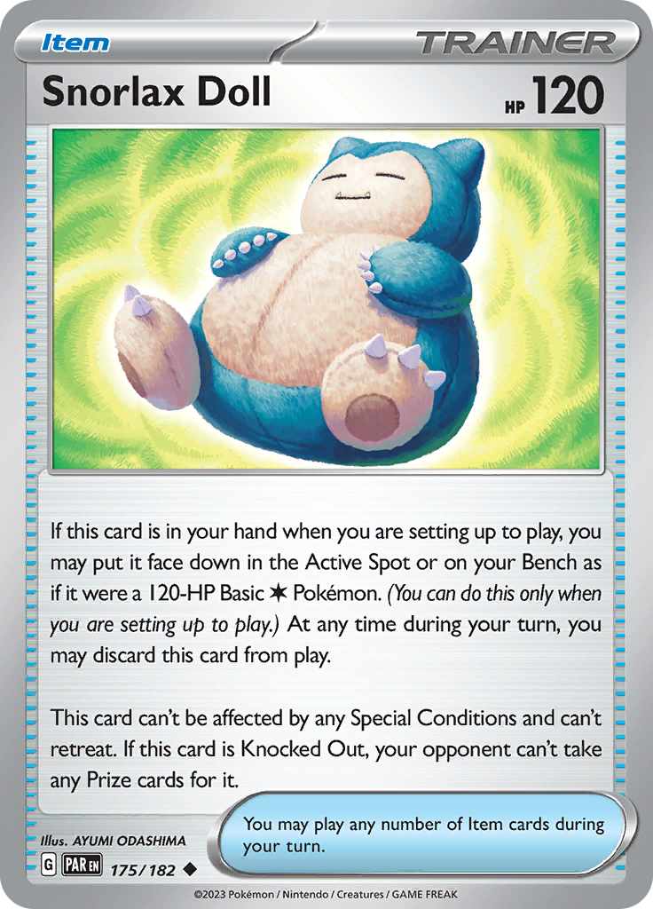 Snorlax Doll (175/182) [Scarlet & Violet: Paradox Rift] | Clutch Gaming