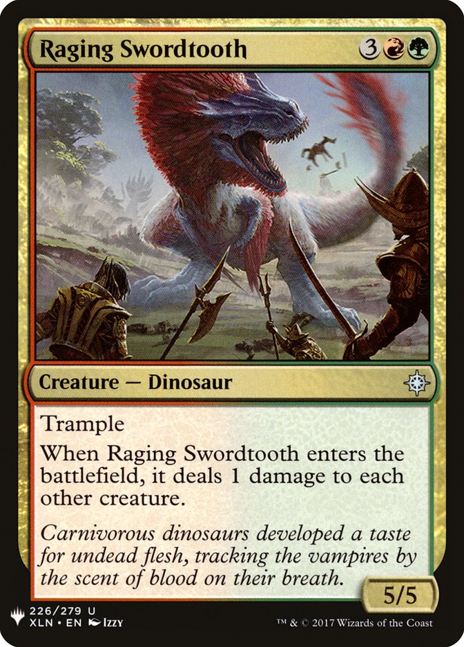 Raging Swordtooth [Mystery Booster] | Clutch Gaming