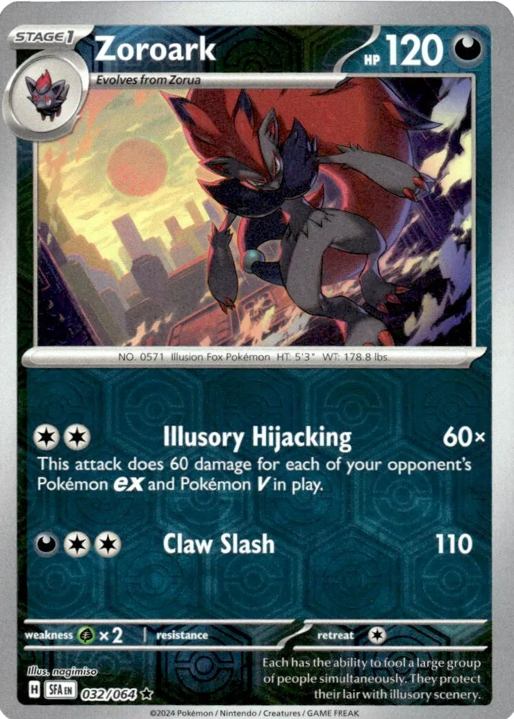 Zoroark (032/064) [Scarlet & Violet: Shrouded Fable] | Clutch Gaming