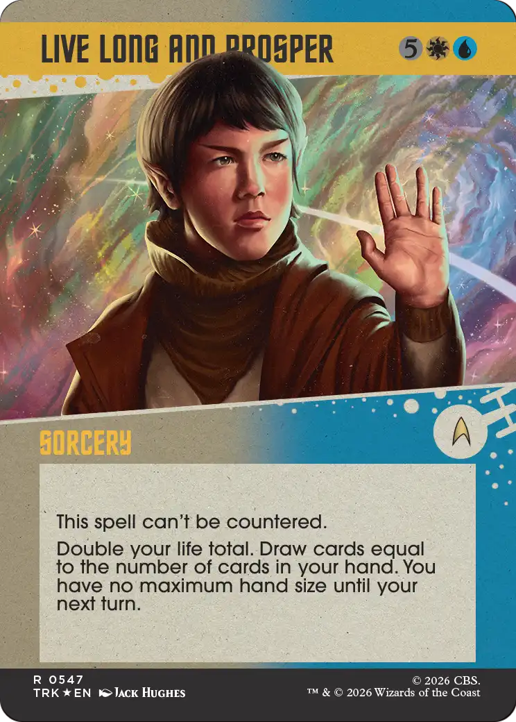 Live Long and Prosper (Showcase) (Surge Foil) [Star Trek] | Clutch Gaming