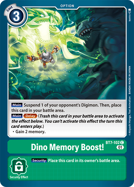 Dino Memory Boost! [BT7-102] [Next Adventure] | Clutch Gaming