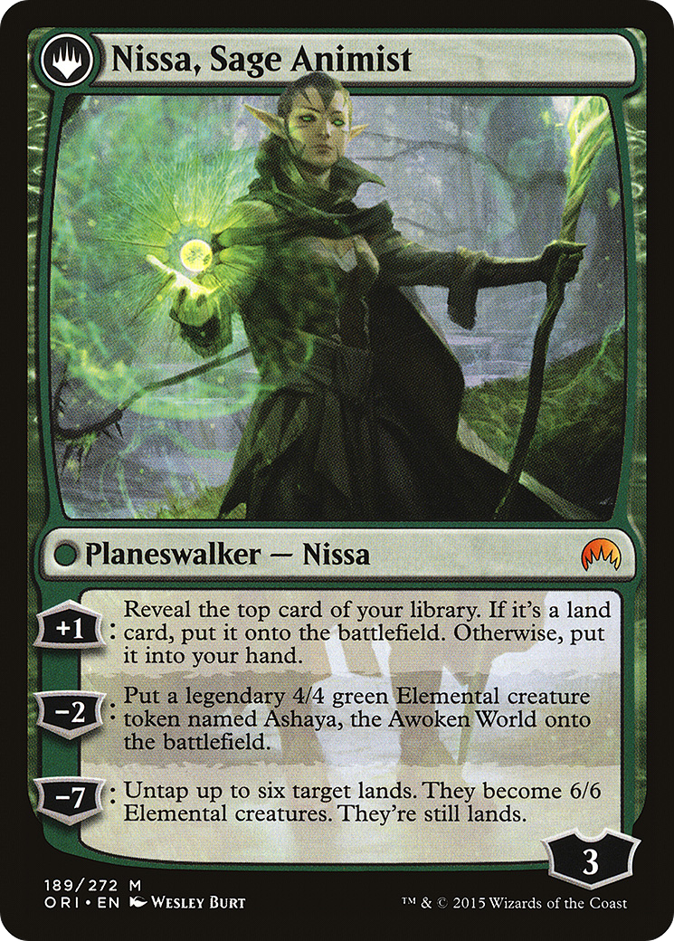 Nissa, Vastwood Seer // Nissa, Sage Animist [Secret Lair: From Cute to Brute] | Clutch Gaming