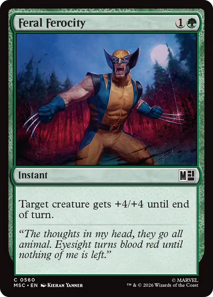Feral Ferocity [Marvel Super Heroes Commander] | Clutch Gaming