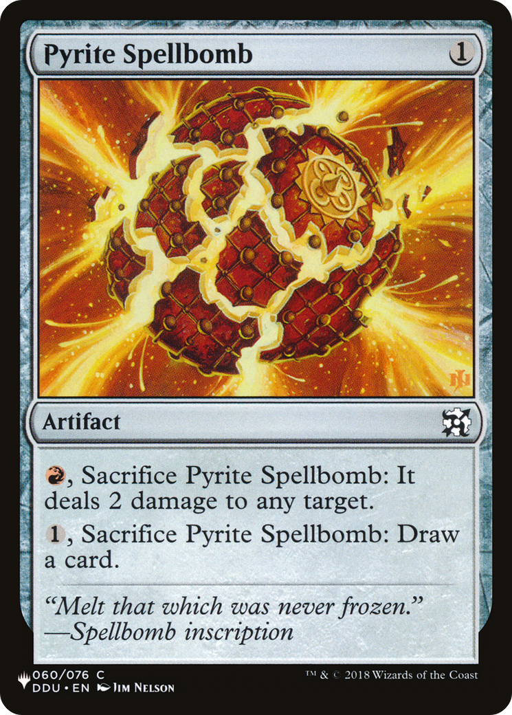 Pyrite Spellbomb [The List Reprints] | Clutch Gaming