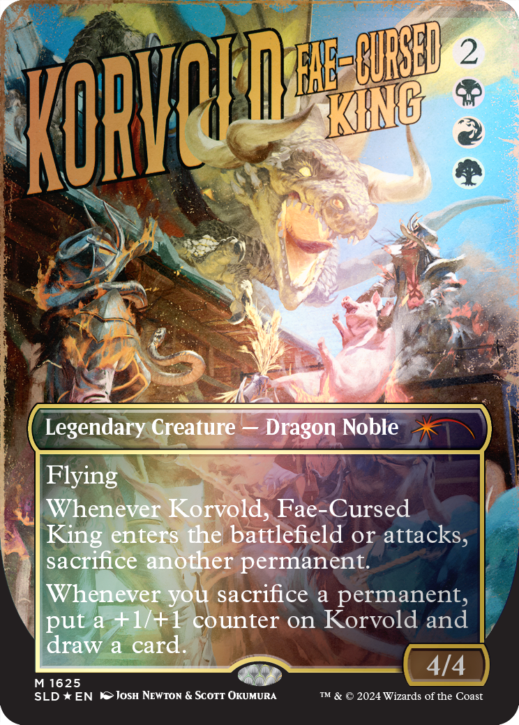 Korvold, Fae-Cursed King (Rainbow Foil) [Secret Lair Drop Series] | Clutch Gaming