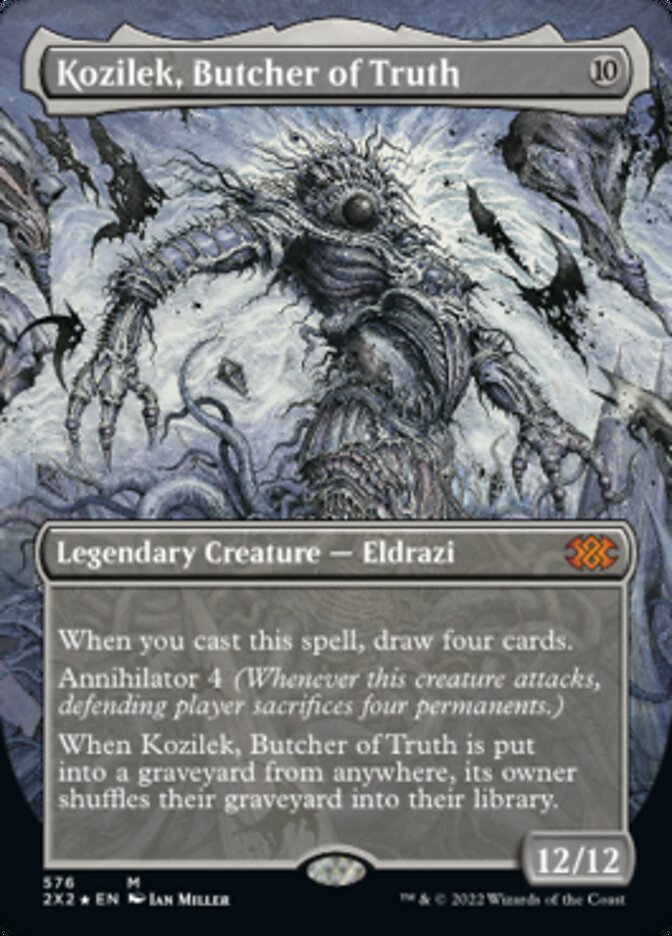 Kozilek, Butcher of Truth (Textured Foil) [Double Masters 2022] | Clutch Gaming