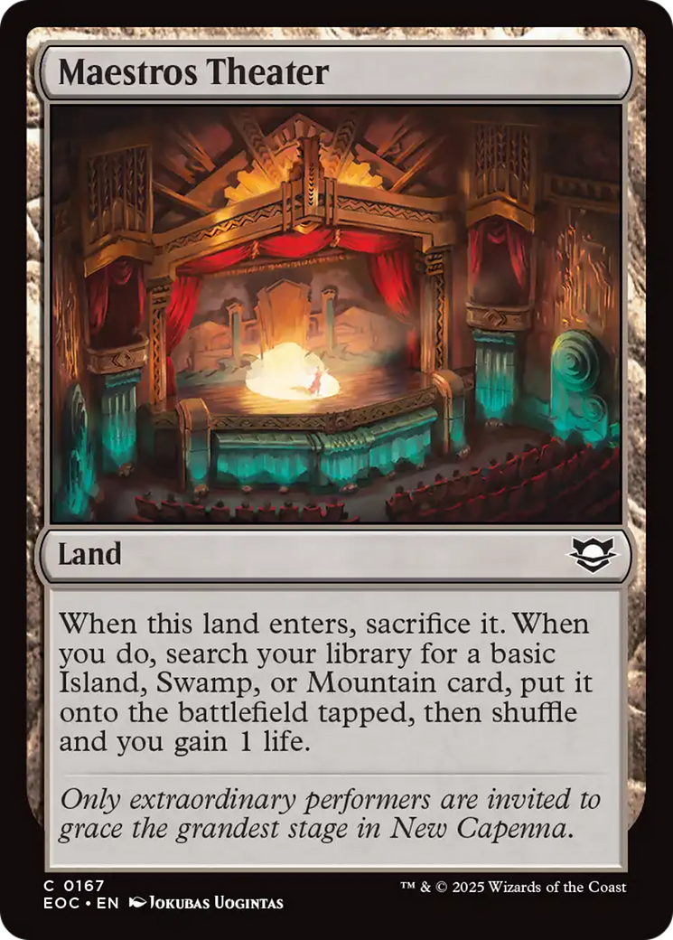 Maestros Theater [Edge of Eternities Commander] | Clutch Gaming