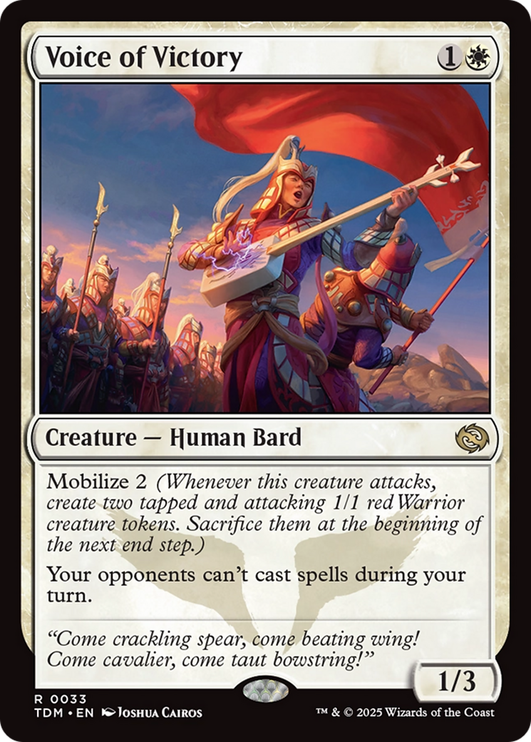 Voice of Victory [Tarkir: Dragonstorm] | Clutch Gaming