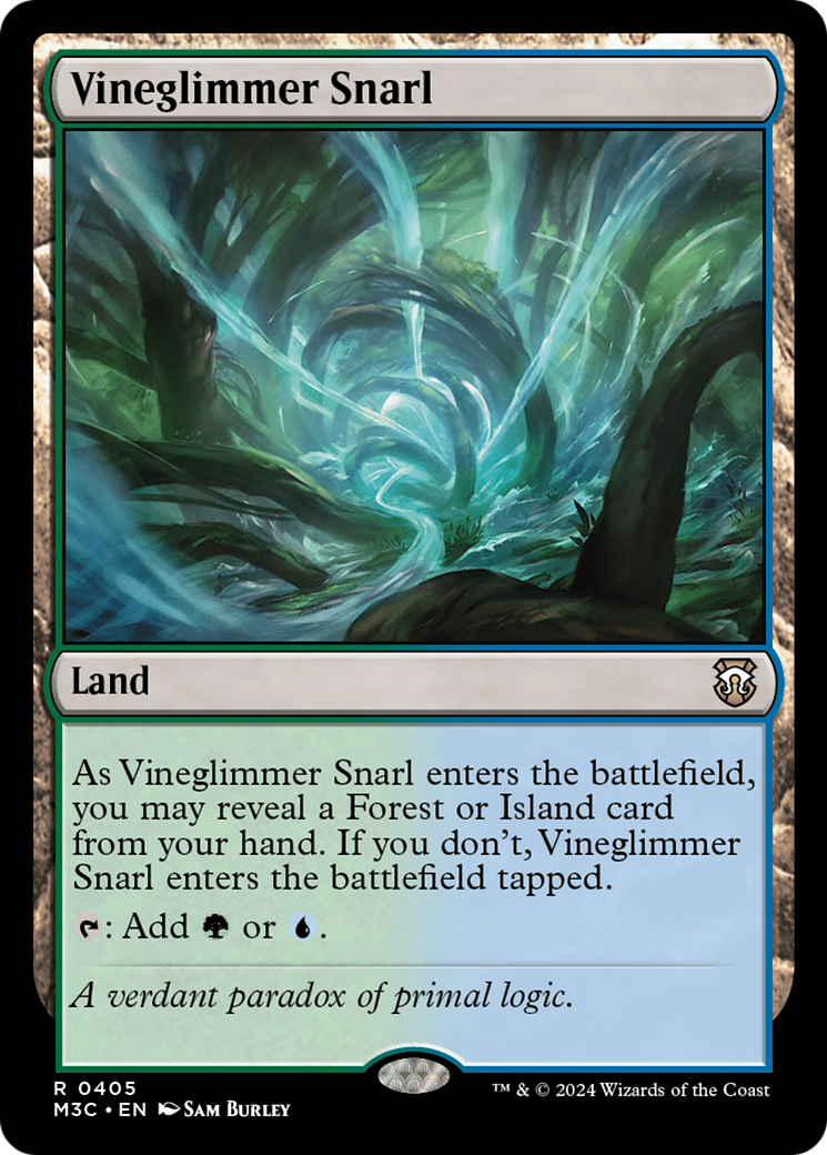 Vineglimmer Snarl (Ripple Foil) [Modern Horizons 3 Commander] | Clutch Gaming