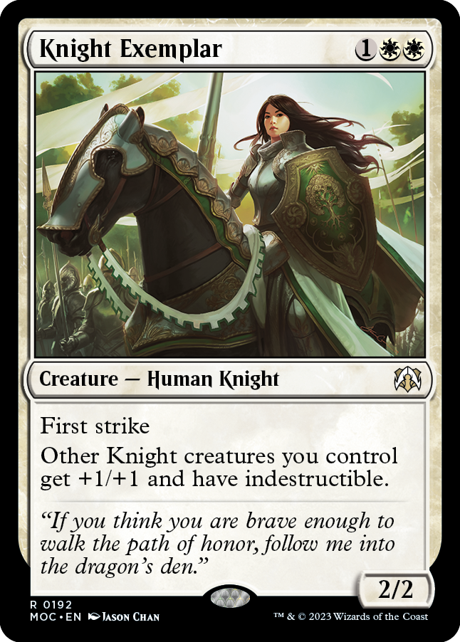 Knight Exemplar [March of the Machine Commander] | Clutch Gaming