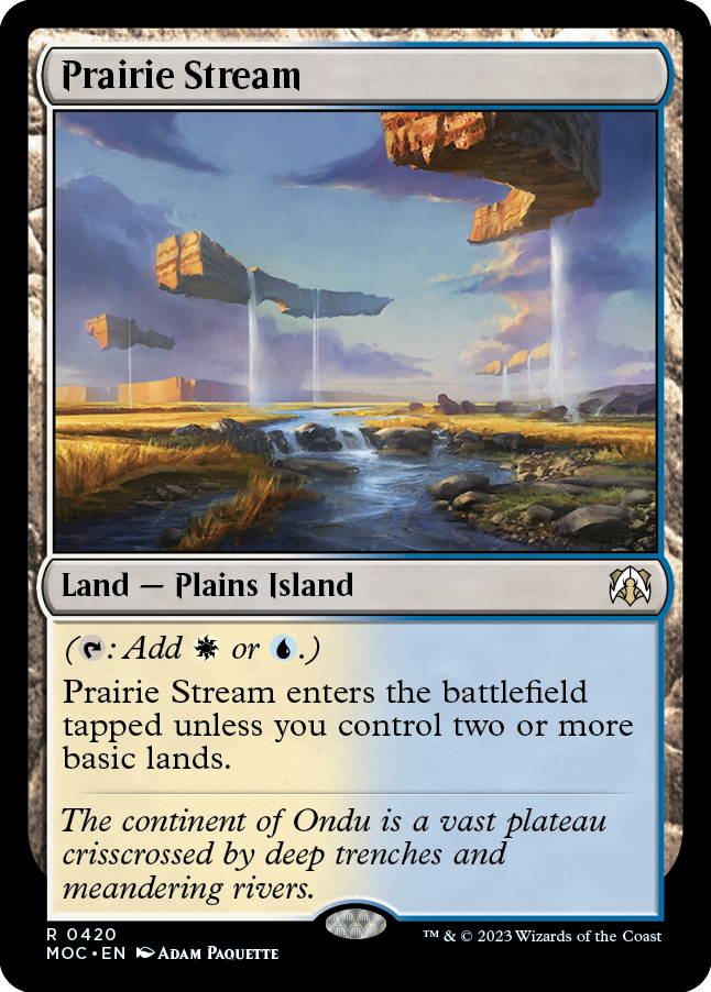 Prairie Stream [March of the Machine Commander] | Clutch Gaming