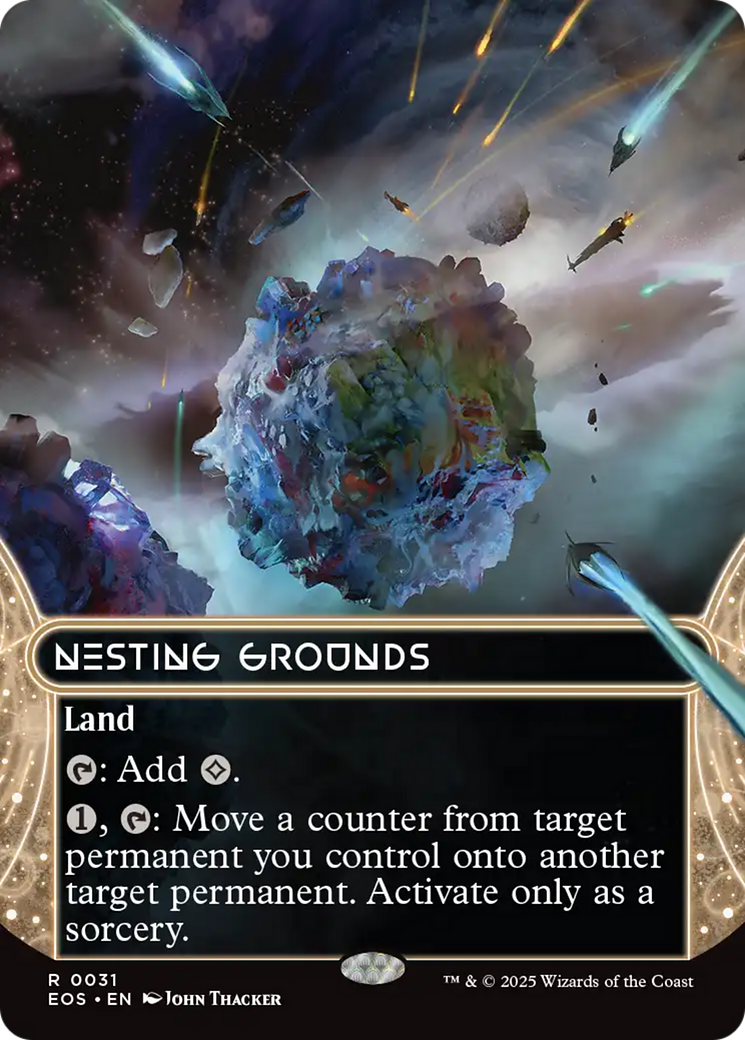 Nesting Grounds (0031) (Borderless) [Edge of Eternities: Stellar Sights] | Clutch Gaming