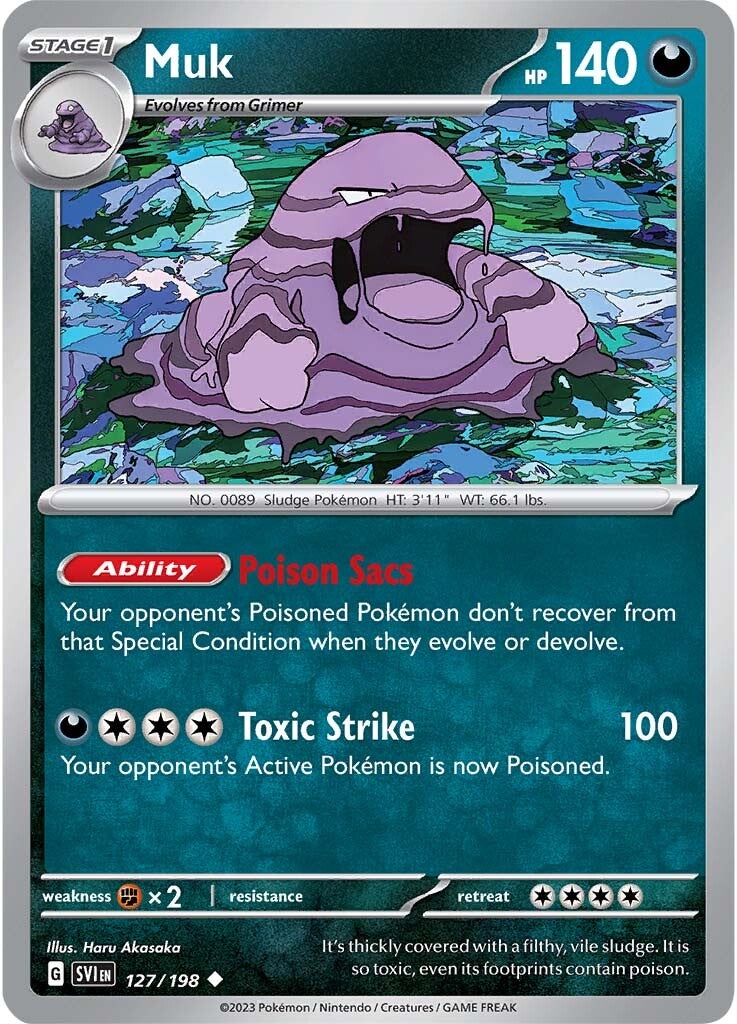 Muk (127/198) [Scarlet & Violet: Base Set] | Clutch Gaming