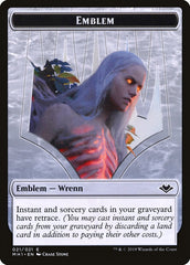 Shapeshifter (001) // Wrenn and Six Emblem (021) Double-Sided Token [Modern Horizons Tokens] | Clutch Gaming