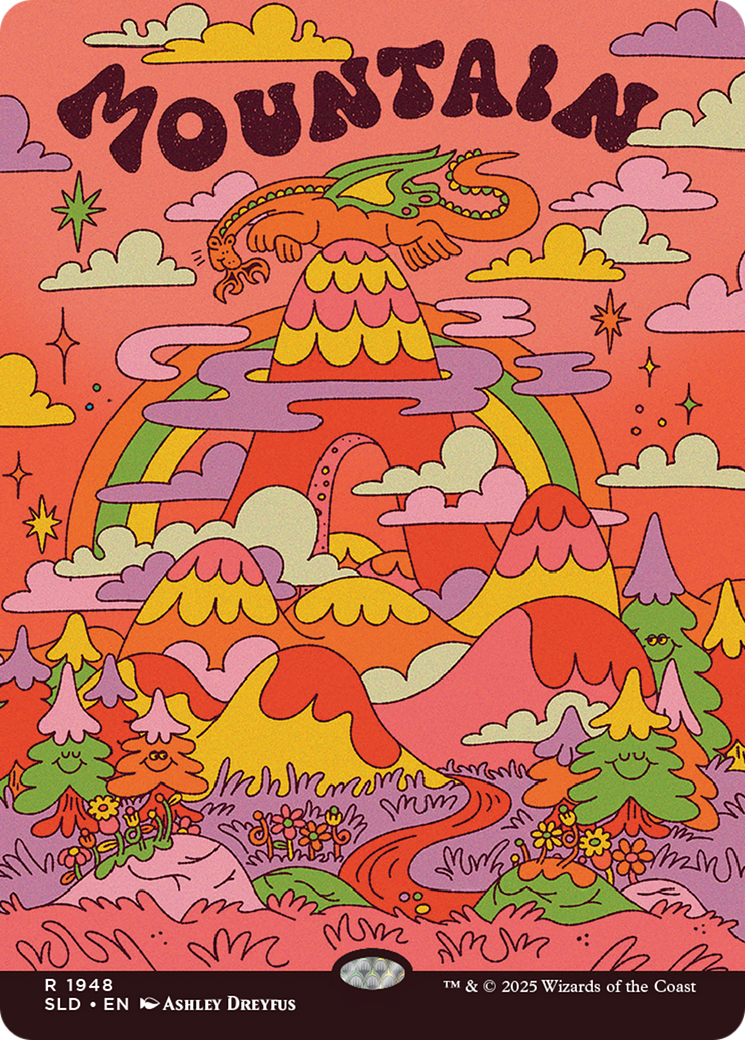 Mountain (1948) (Rainbow Foil) [Secret Lair Drop Series] | Clutch Gaming