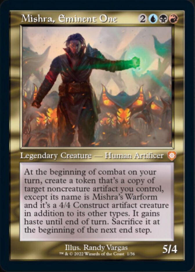 Mishra, Eminent One (001) (Retro) [The Brothers' War Commander] | Clutch Gaming