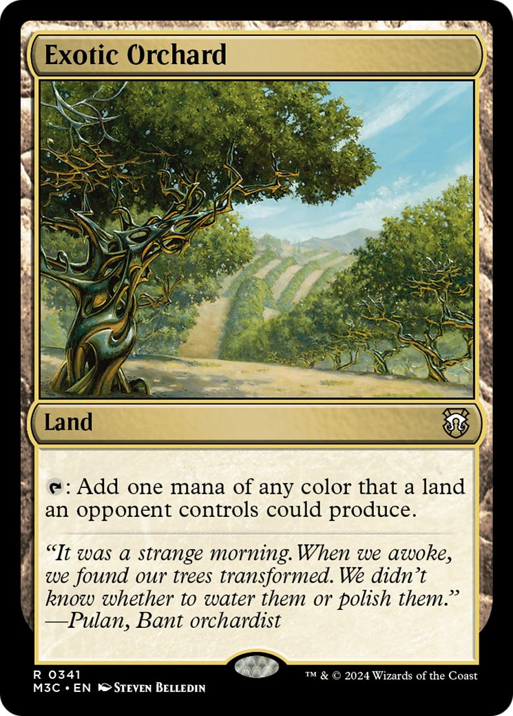 Exotic Orchard (Ripple Foil) [Modern Horizons 3 Commander] | Clutch Gaming