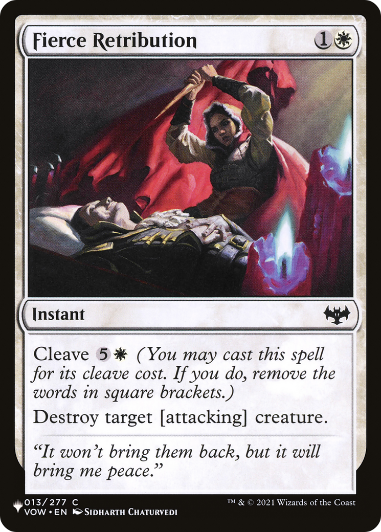 Fierce Retribution [The List Reprints] | Clutch Gaming