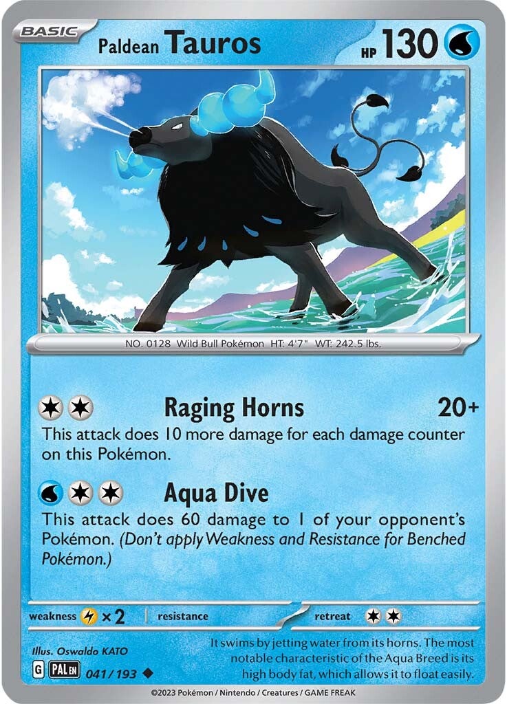 Paldean Tauros (041/193) [Scarlet & Violet: Paldea Evolved] | Clutch Gaming