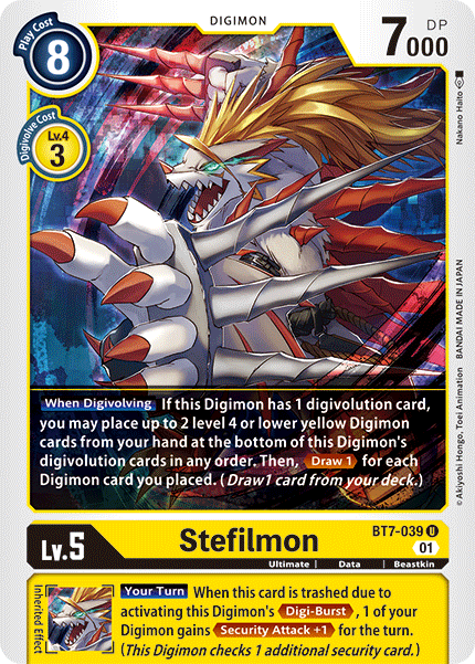 Stefilmon [BT7-039] [Next Adventure] | Clutch Gaming