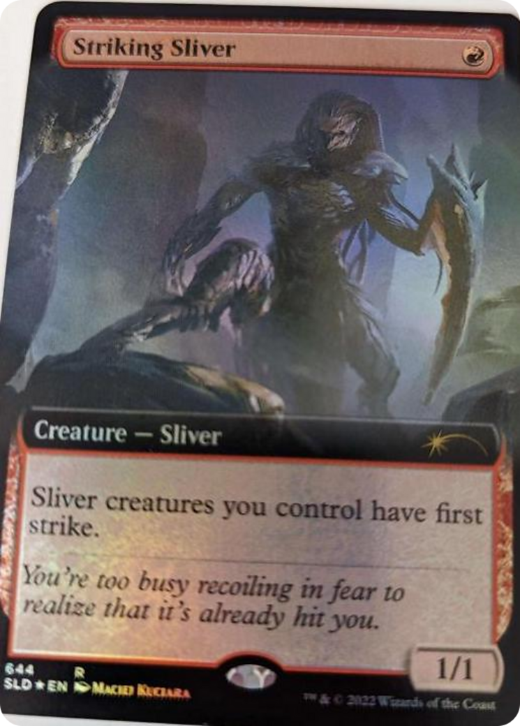 Striking Sliver (Extended Art) [Secret Lair Drop Series] | Clutch Gaming