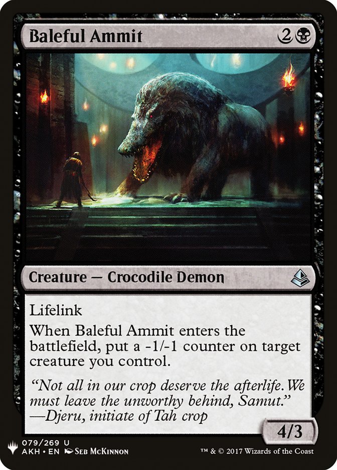 Baleful Ammit [Mystery Booster] | Clutch Gaming