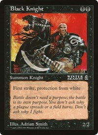 Black Knight (Oversized) [Oversize Cards] | Clutch Gaming