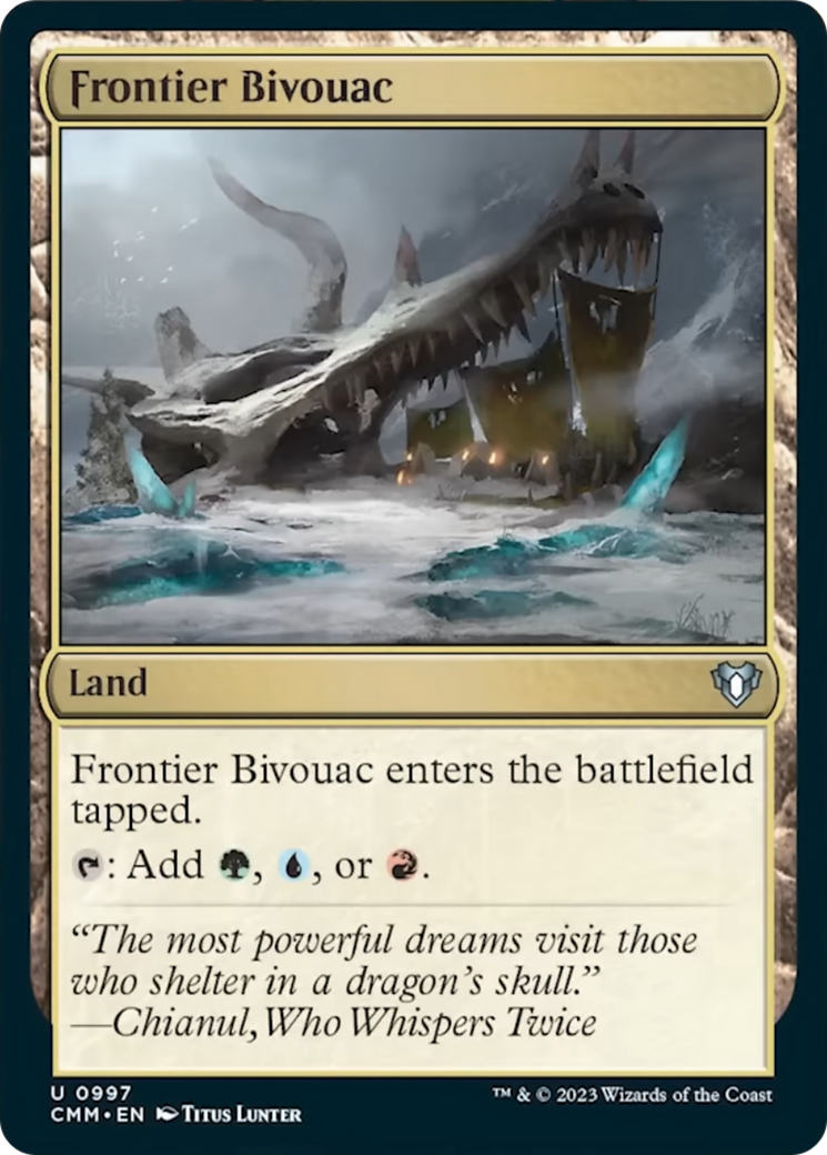 Frontier Bivouac [Commander Masters] | Clutch Gaming