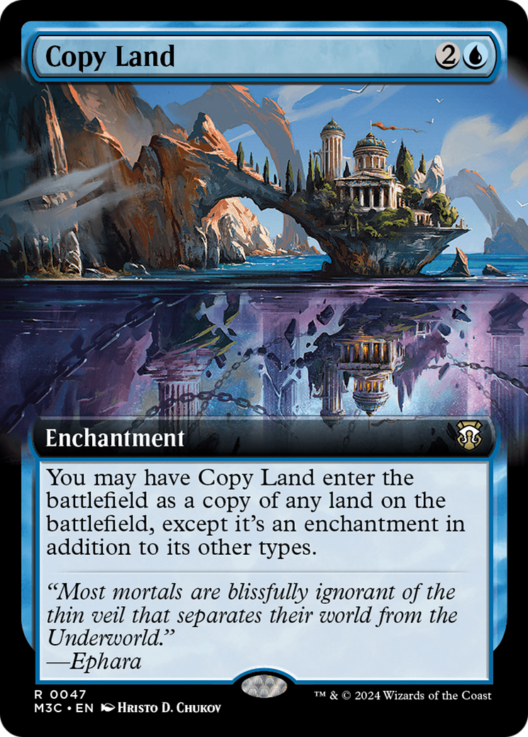 Copy Land (Extended Art) [Modern Horizons 3 Commander] | Clutch Gaming