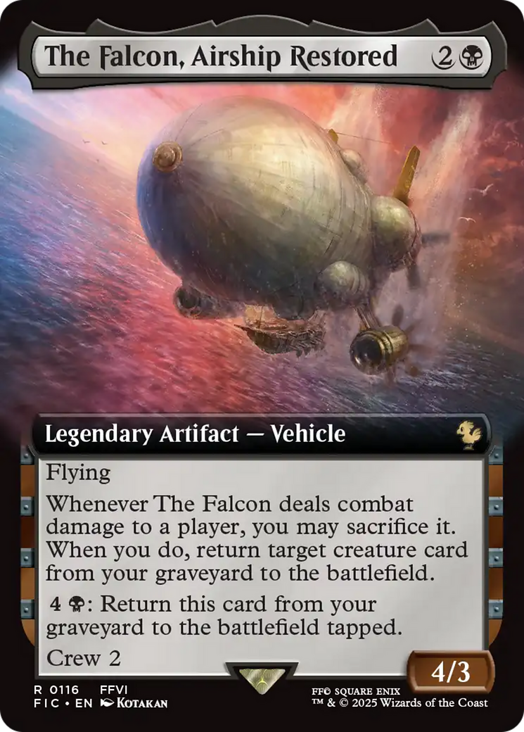 The Falcon, Airship Restored (Extended Art) [FINAL FANTASY Commander] | Clutch Gaming