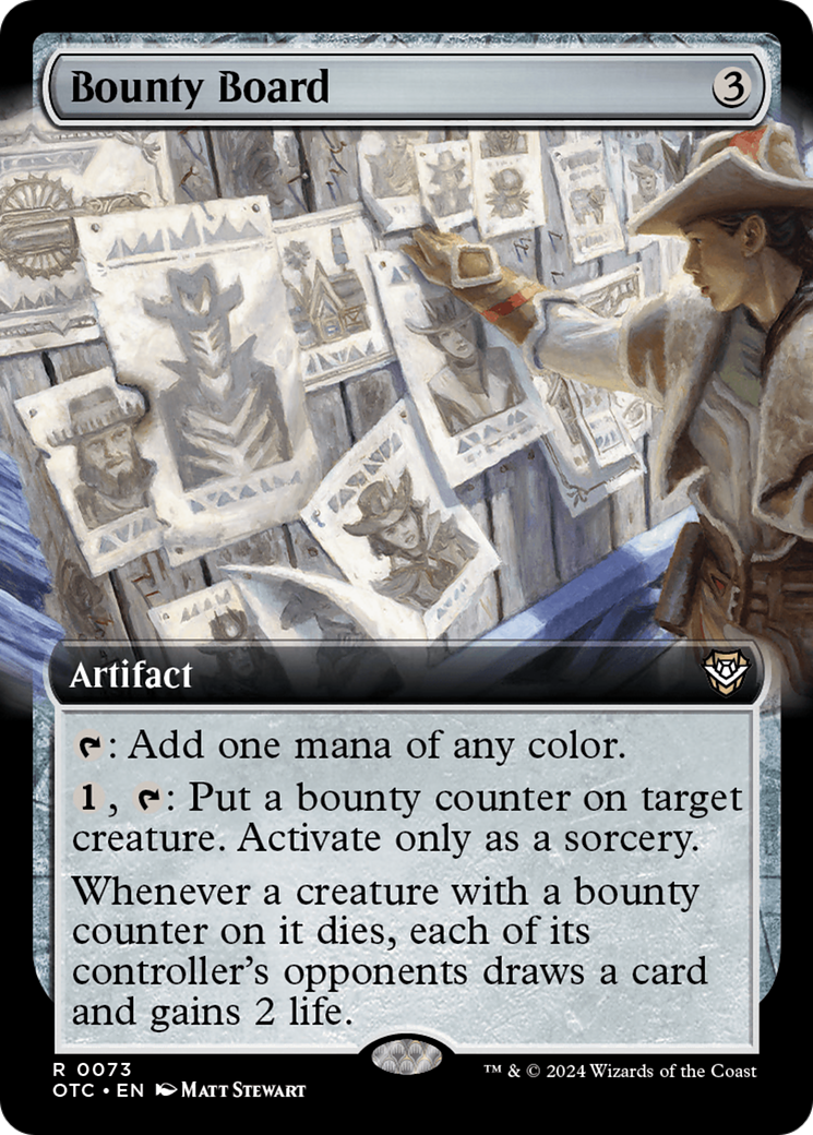 Bounty Board (Extended Art) [Outlaws of Thunder Junction Commander] | Clutch Gaming