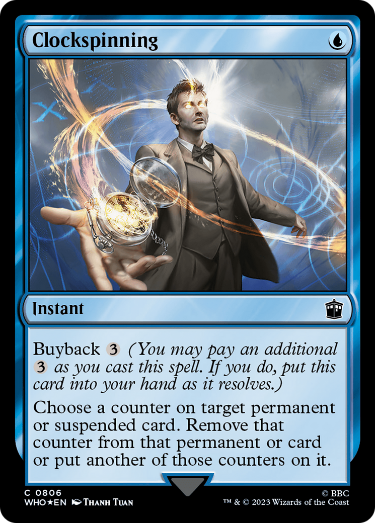 Clockspinning (Surge Foil) [Doctor Who] | Clutch Gaming