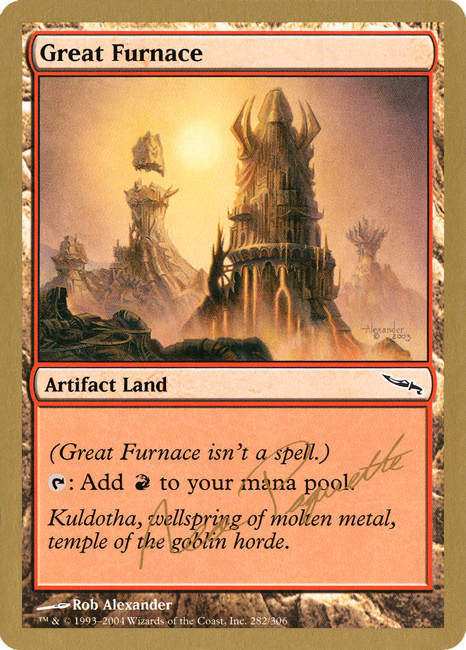 Great Furnace (Aeo Paquette) [World Championship Decks 2004] | Clutch Gaming