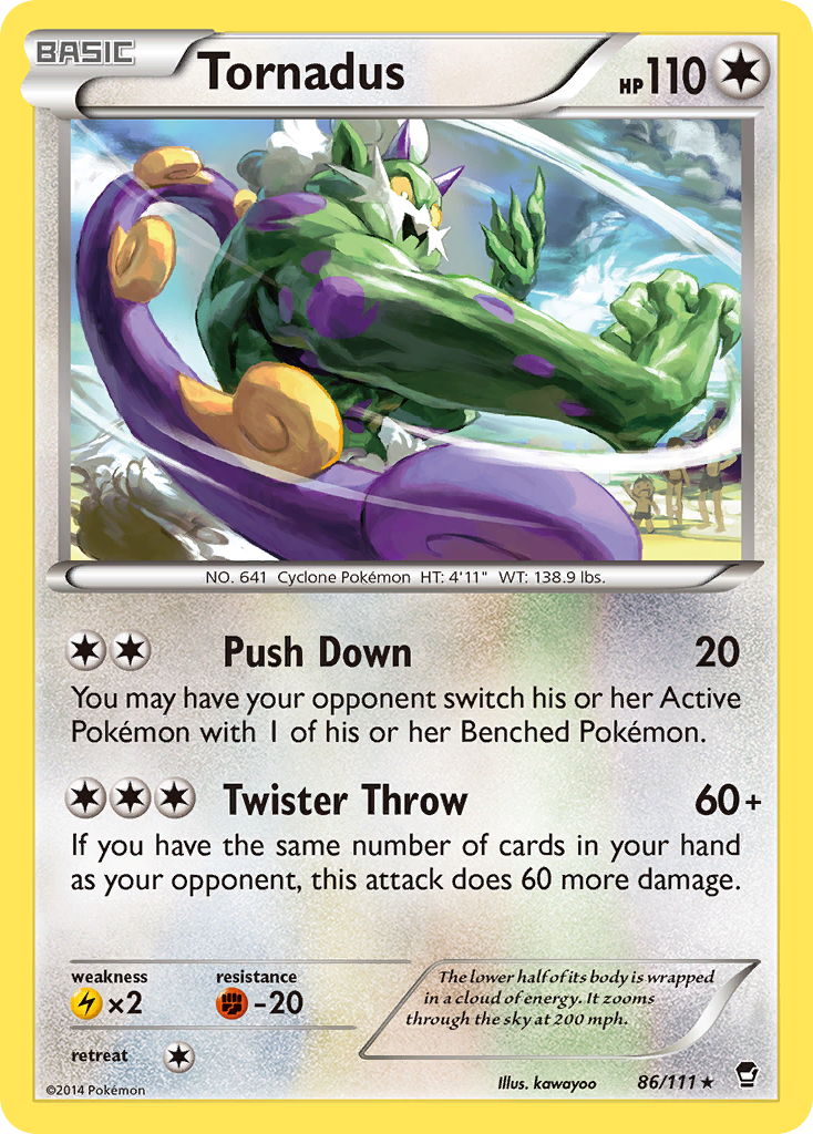 Tornadus (86/111) [XY: Furious Fists] | Clutch Gaming