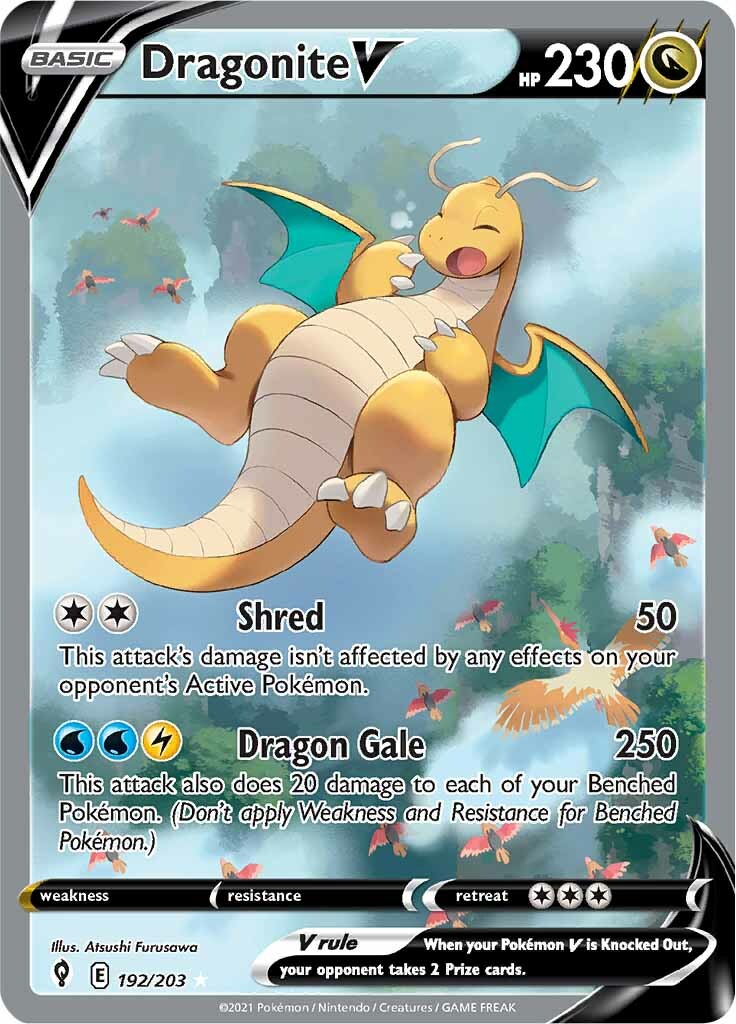 Dragonite V (192/203) [Sword & Shield: Evolving Skies] | Clutch Gaming