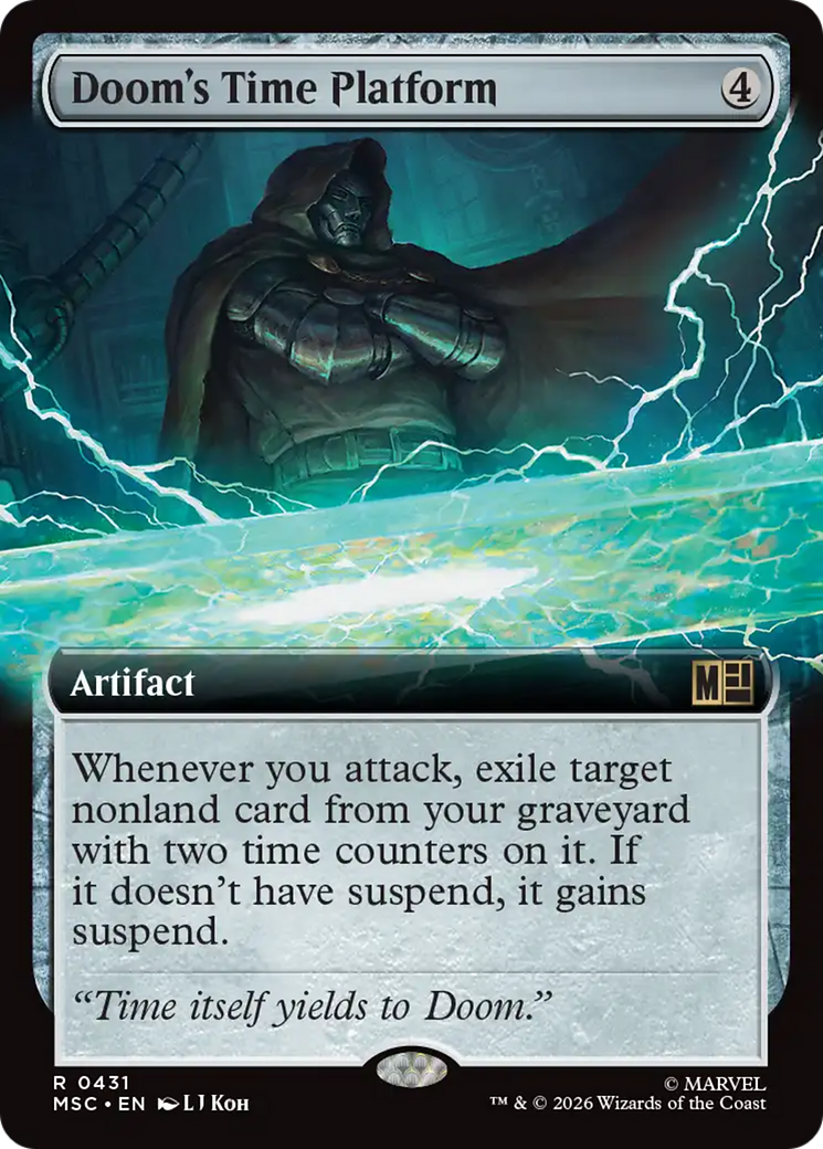 Doom's Time Platform (Extended Art) [Marvel Super Heroes Commander] | Clutch Gaming