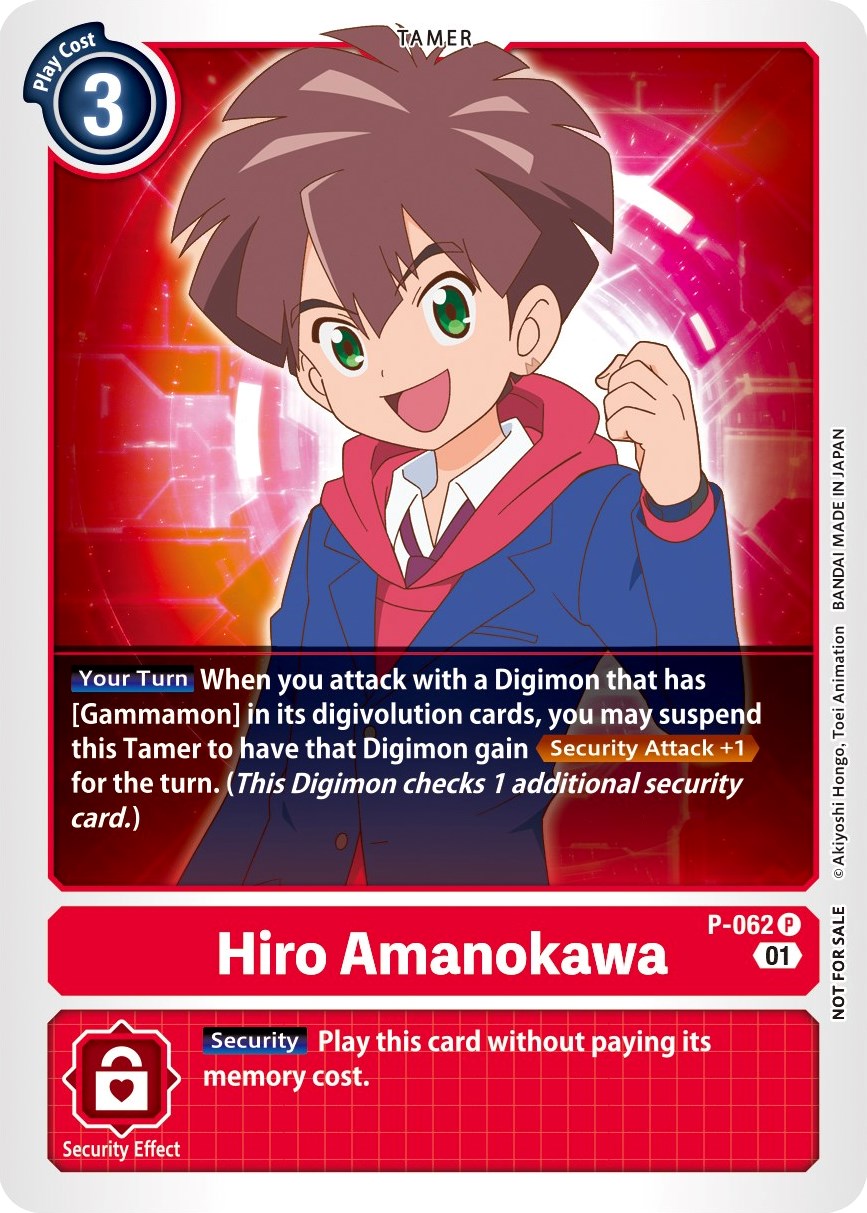 Hiro Amanokawa [P-062] (Official Tournament Pack Vol.5) [Promotional Cards] | Clutch Gaming