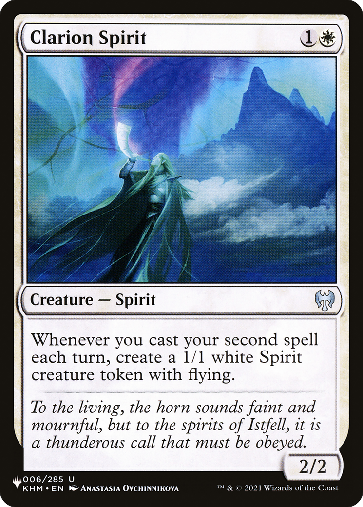 Clarion Spirit [The List Reprints] | Clutch Gaming