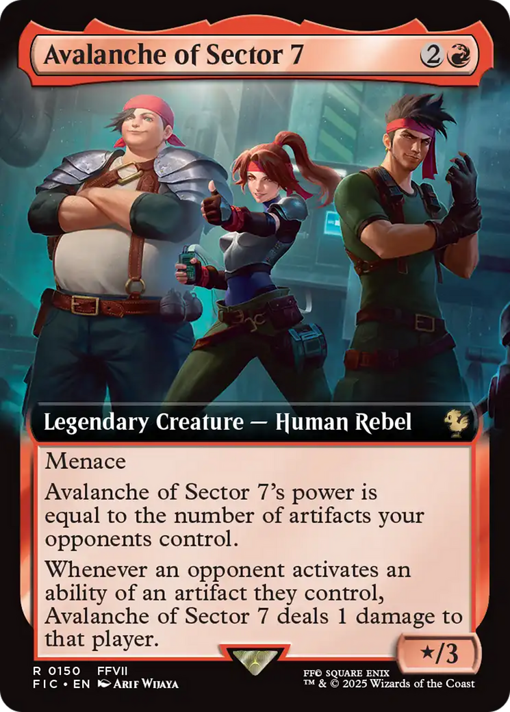 Avalanche of Sector 7 (Extended Art) [FINAL FANTASY Commander] | Clutch Gaming