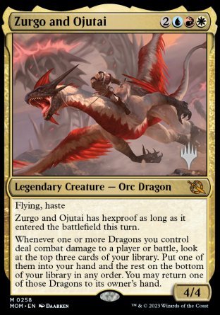 Zurgo and Ojutai (Promo Pack) [March of the Machine Promos] | Clutch Gaming