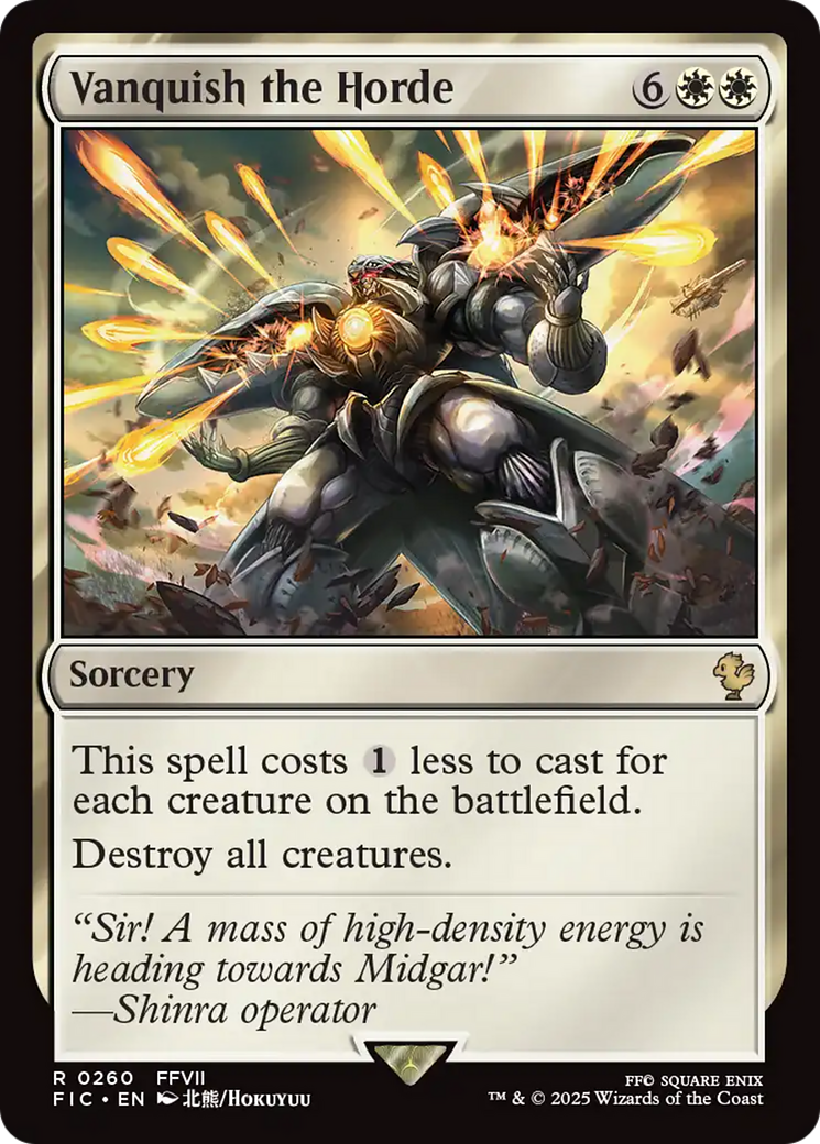 Vanquish the Horde [FINAL FANTASY Commander] | Clutch Gaming