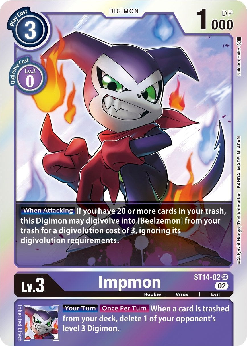 Impmon [ST14-02] [Starter Deck: Beelzemon Advanced Deck Set] | Clutch Gaming