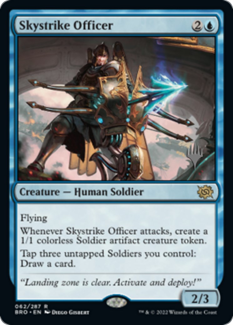 Skystrike Officer (Promo Pack) [The Brothers' War Promos] | Clutch Gaming