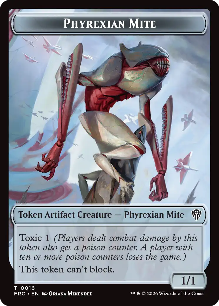 Kobolds of Kher Keep // Phyrexian Mite Double-Sided Token [Reality Fracture Commander Tokens] | Clutch Gaming