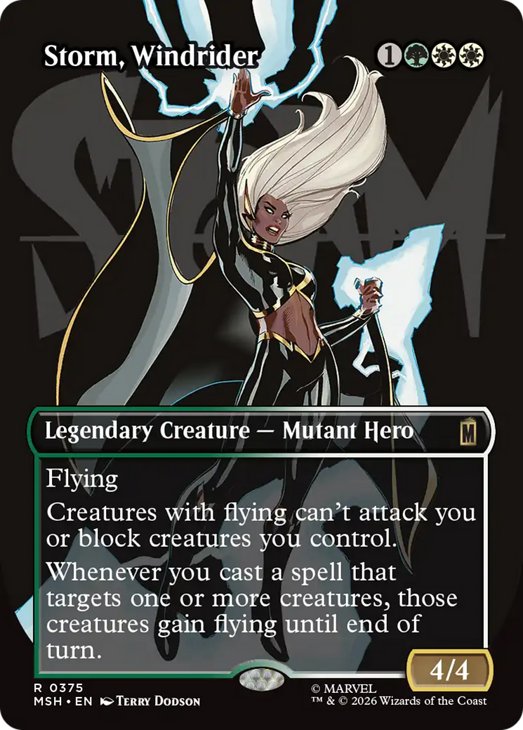 Storm, Windrider (Borderless) [Marvel Super Heroes] | Clutch Gaming
