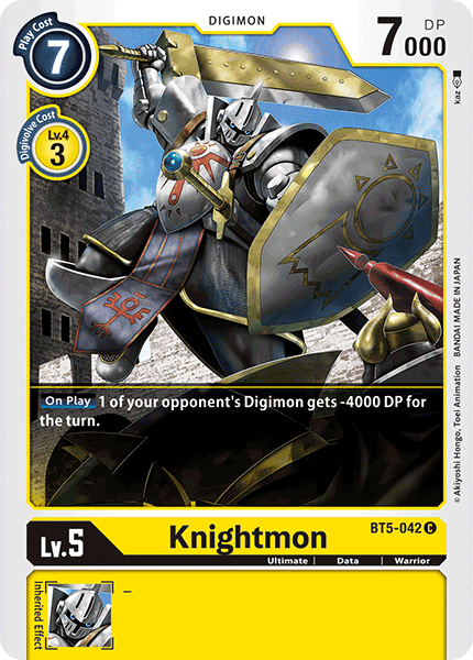 Knightmon [BT5-042] [Battle of Omni] | Clutch Gaming