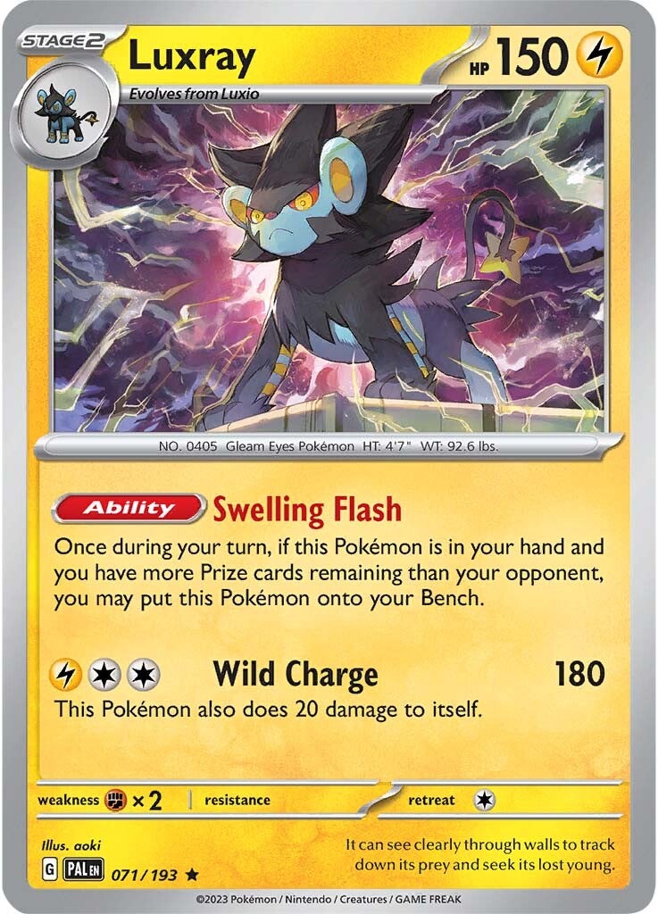 Luxray (071/193) [Scarlet & Violet: Paldea Evolved] | Clutch Gaming