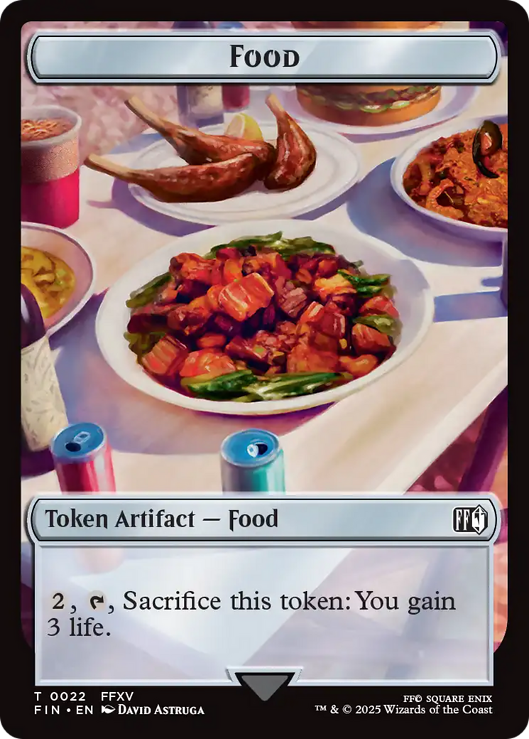 Hero (0002) // Food Double-Sided Token [FINAL FANTASY Tokens] | Clutch Gaming
