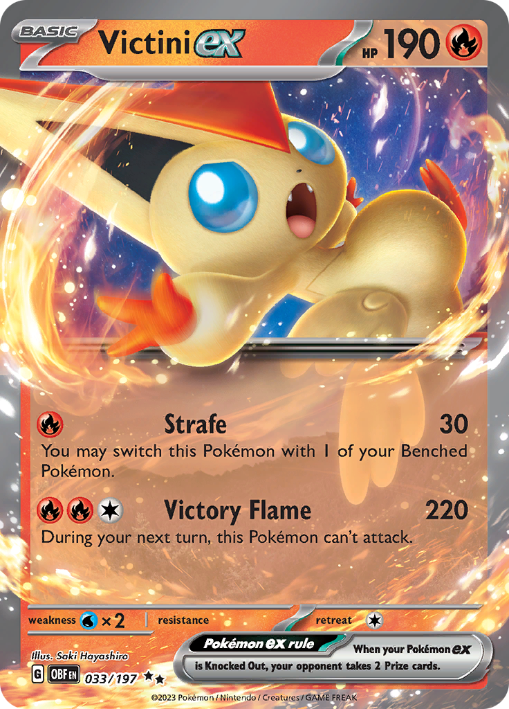 Victini ex (033/197) [Scarlet & Violet: Obsidian Flames] | Clutch Gaming